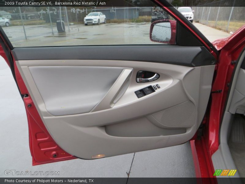 Barcelona Red Metallic / Ash 2009 Toyota Camry SE V6