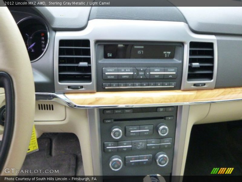 Sterling Gray Metallic / Light Camel 2012 Lincoln MKZ AWD