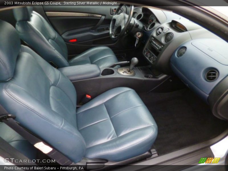 Sterling Silver Metallic / Midnight 2003 Mitsubishi Eclipse GS Coupe