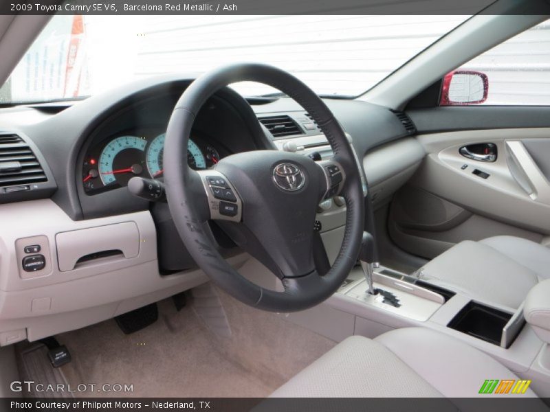 Barcelona Red Metallic / Ash 2009 Toyota Camry SE V6