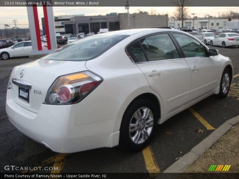 Winter Frost White / Blond 2010 Nissan Altima 2.5 SL