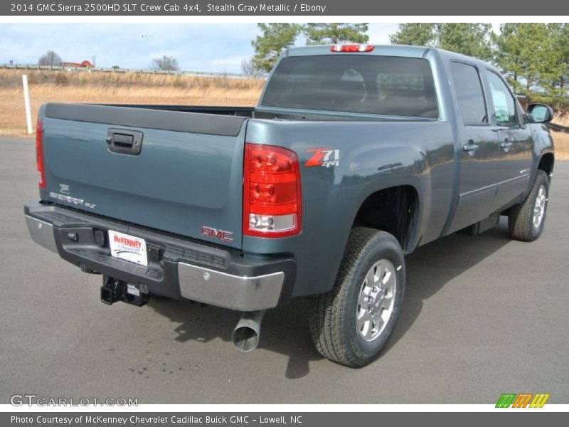 Stealth Gray Metallic / Ebony 2014 GMC Sierra 2500HD SLT Crew Cab 4x4