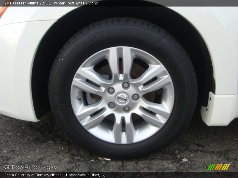 Winter Frost White / Blond 2010 Nissan Altima 2.5 SL
