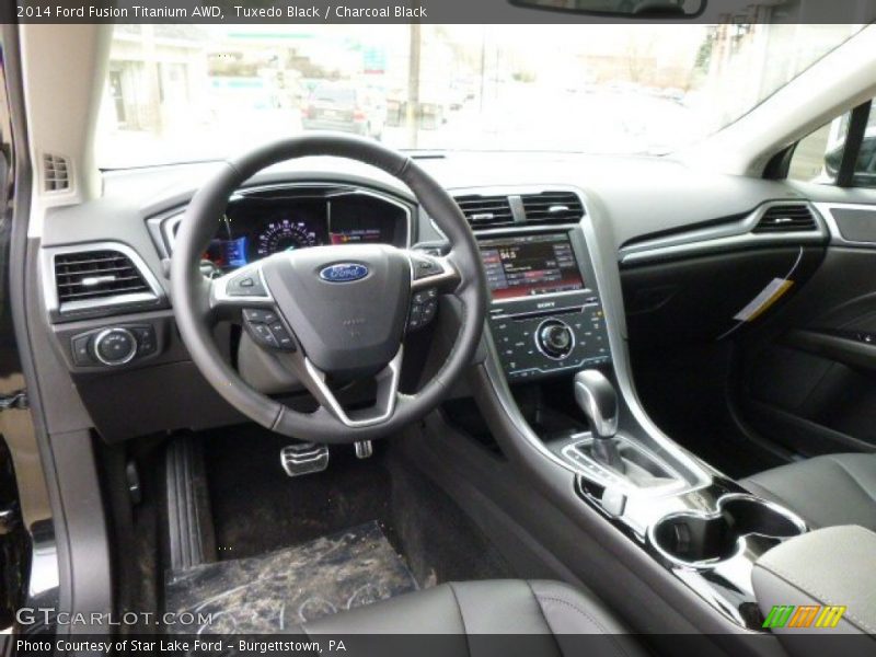 Tuxedo Black / Charcoal Black 2014 Ford Fusion Titanium AWD