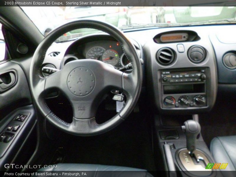 Sterling Silver Metallic / Midnight 2003 Mitsubishi Eclipse GS Coupe