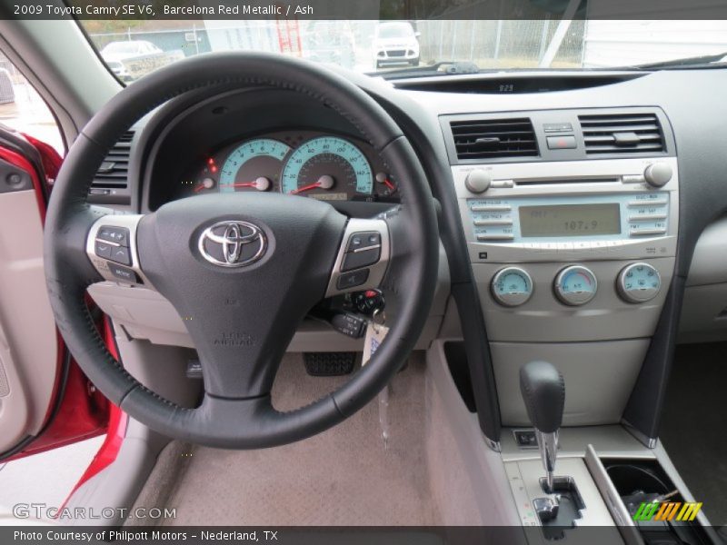 Barcelona Red Metallic / Ash 2009 Toyota Camry SE V6