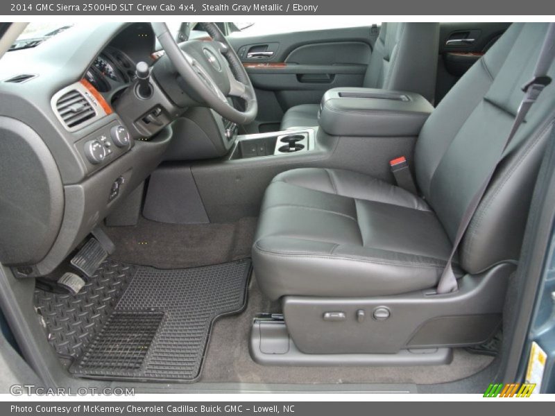 Stealth Gray Metallic / Ebony 2014 GMC Sierra 2500HD SLT Crew Cab 4x4