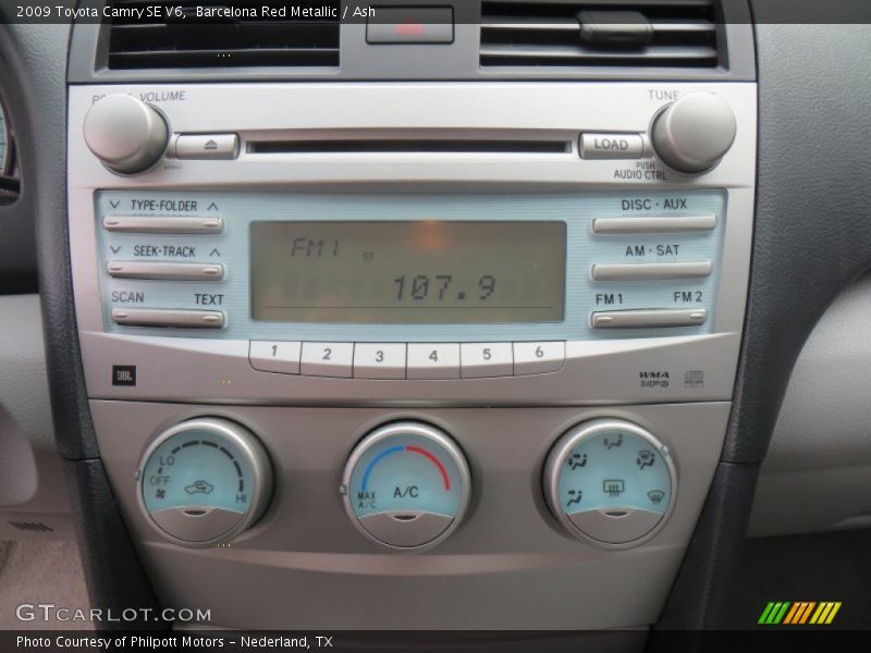 Barcelona Red Metallic / Ash 2009 Toyota Camry SE V6