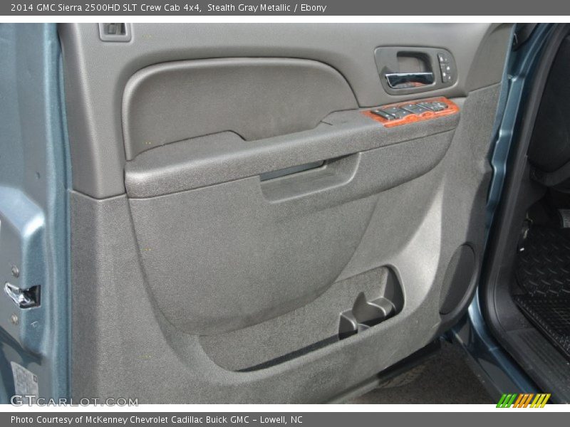 Stealth Gray Metallic / Ebony 2014 GMC Sierra 2500HD SLT Crew Cab 4x4