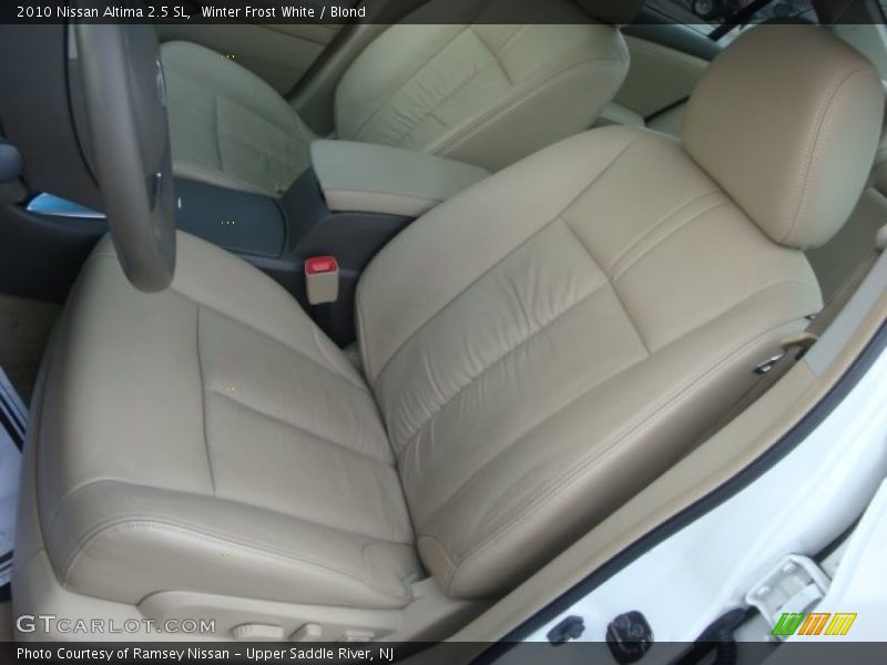 Winter Frost White / Blond 2010 Nissan Altima 2.5 SL