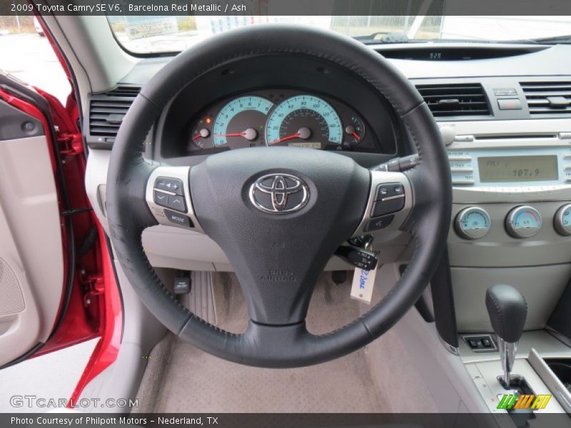 Barcelona Red Metallic / Ash 2009 Toyota Camry SE V6