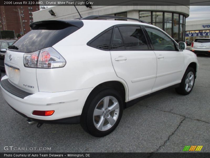 Crystal White Pearl / Light Gray 2006 Lexus RX 330 AWD