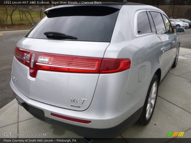 Ingot Silver Metallic / Charcoal Black 2011 Lincoln MKT AWD EcoBoost