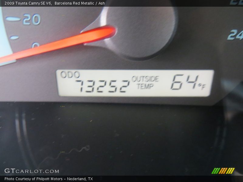 Barcelona Red Metallic / Ash 2009 Toyota Camry SE V6