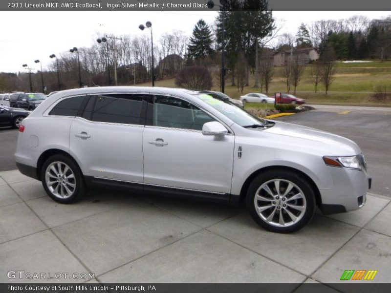 Ingot Silver Metallic / Charcoal Black 2011 Lincoln MKT AWD EcoBoost