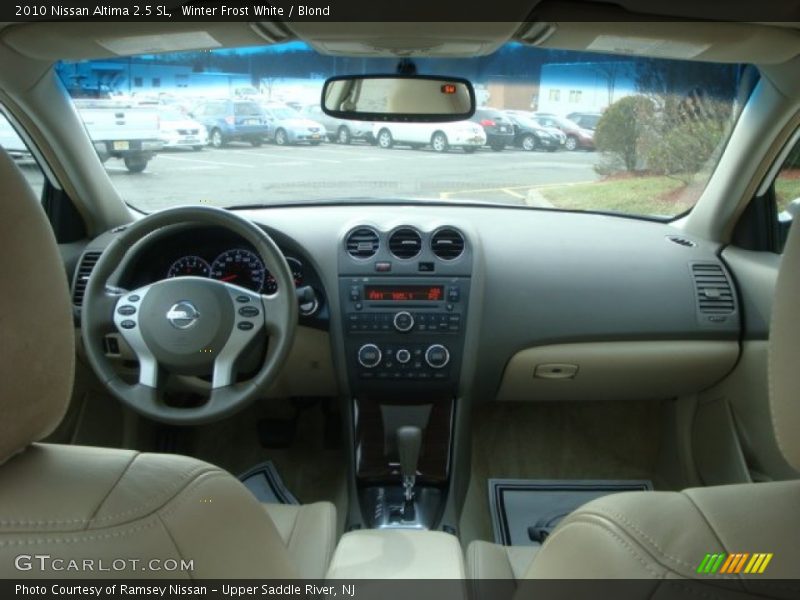 Winter Frost White / Blond 2010 Nissan Altima 2.5 SL