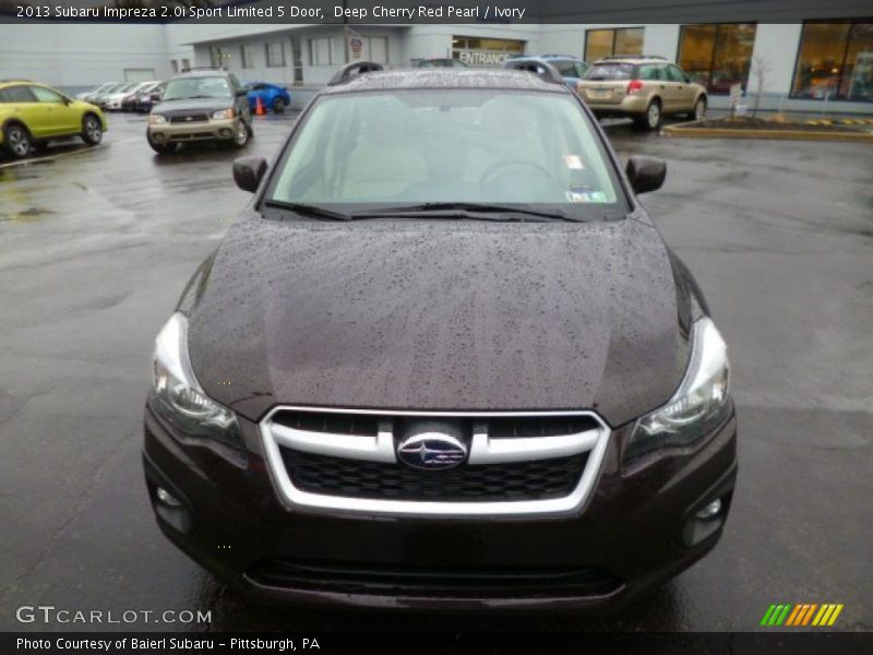 Deep Cherry Red Pearl / Ivory 2013 Subaru Impreza 2.0i Sport Limited 5 Door