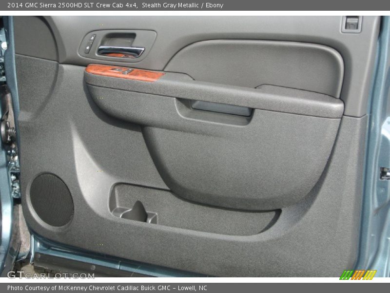 Stealth Gray Metallic / Ebony 2014 GMC Sierra 2500HD SLT Crew Cab 4x4