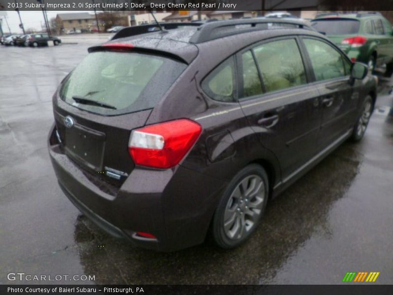 Deep Cherry Red Pearl / Ivory 2013 Subaru Impreza 2.0i Sport Limited 5 Door