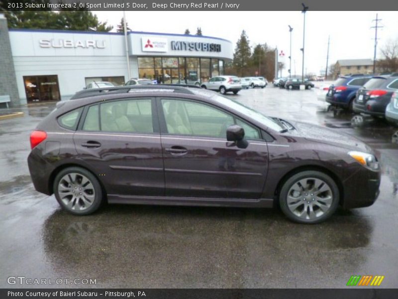 Deep Cherry Red Pearl / Ivory 2013 Subaru Impreza 2.0i Sport Limited 5 Door