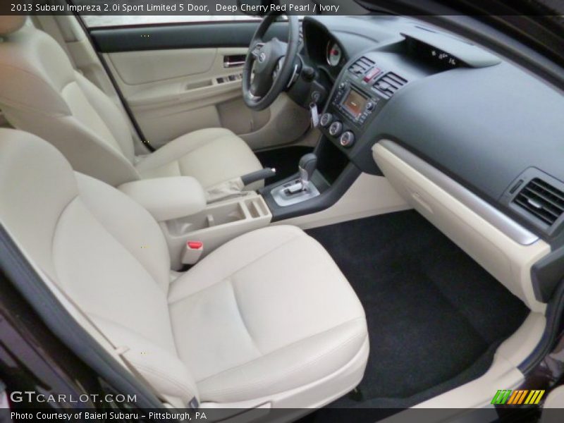 Deep Cherry Red Pearl / Ivory 2013 Subaru Impreza 2.0i Sport Limited 5 Door