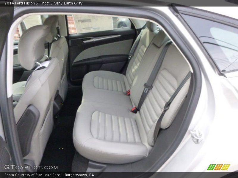 Ingot Silver / Earth Gray 2014 Ford Fusion S