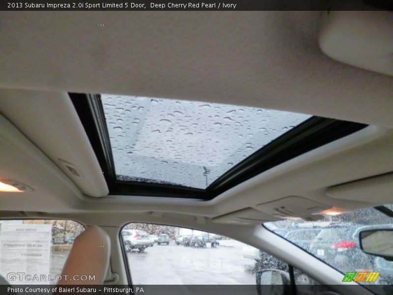 Deep Cherry Red Pearl / Ivory 2013 Subaru Impreza 2.0i Sport Limited 5 Door