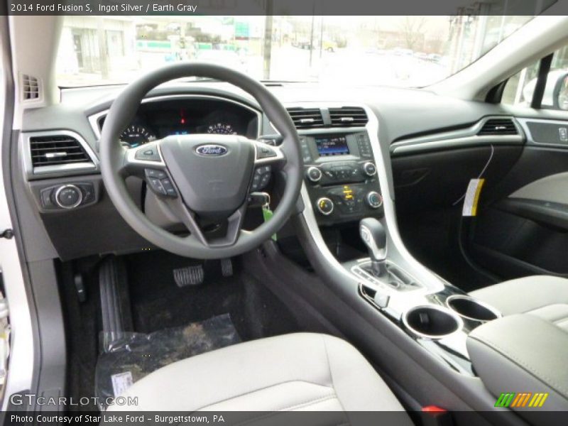 Ingot Silver / Earth Gray 2014 Ford Fusion S