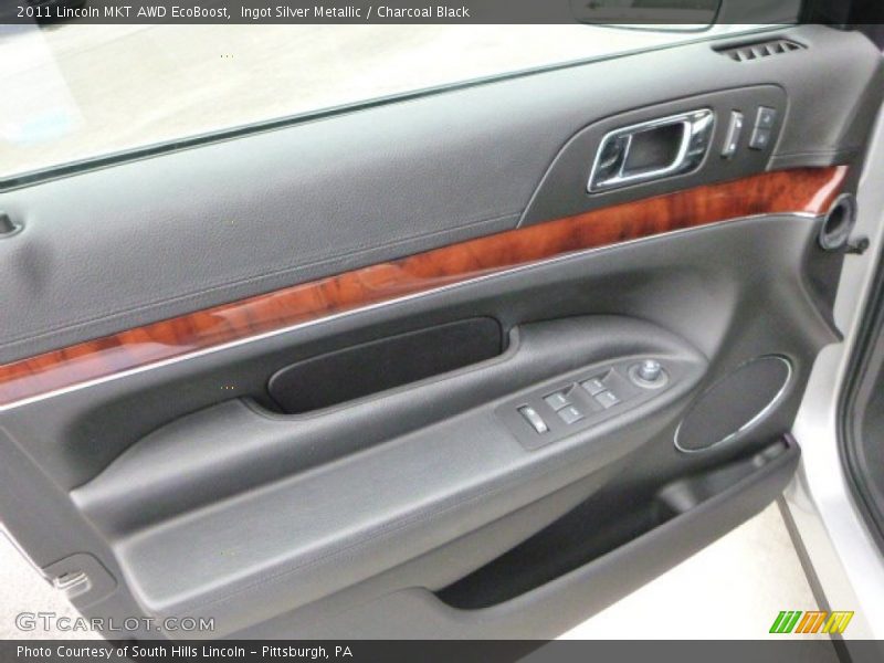 Ingot Silver Metallic / Charcoal Black 2011 Lincoln MKT AWD EcoBoost