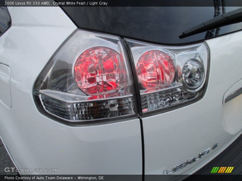 Crystal White Pearl / Light Gray 2006 Lexus RX 330 AWD