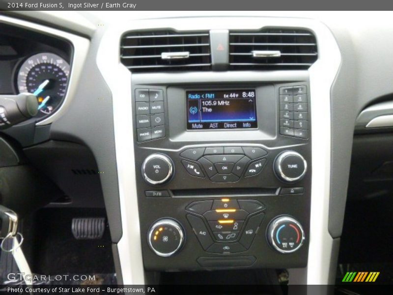 Ingot Silver / Earth Gray 2014 Ford Fusion S