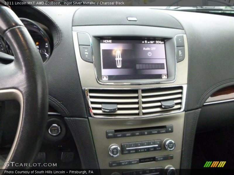Ingot Silver Metallic / Charcoal Black 2011 Lincoln MKT AWD EcoBoost
