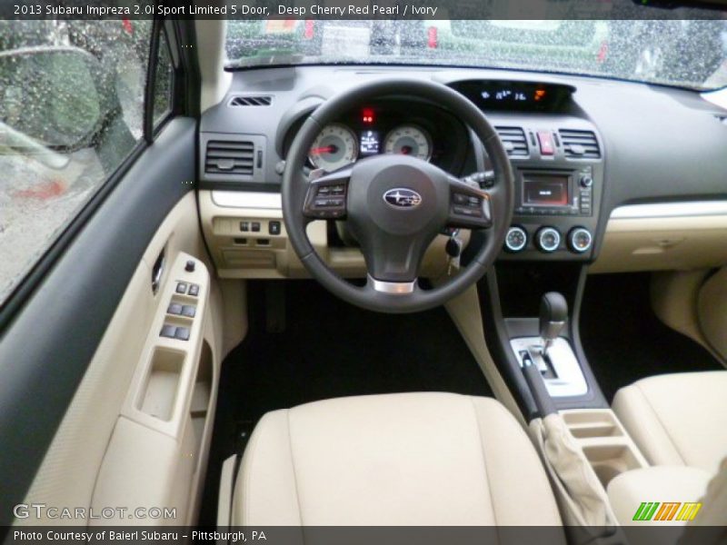 Deep Cherry Red Pearl / Ivory 2013 Subaru Impreza 2.0i Sport Limited 5 Door