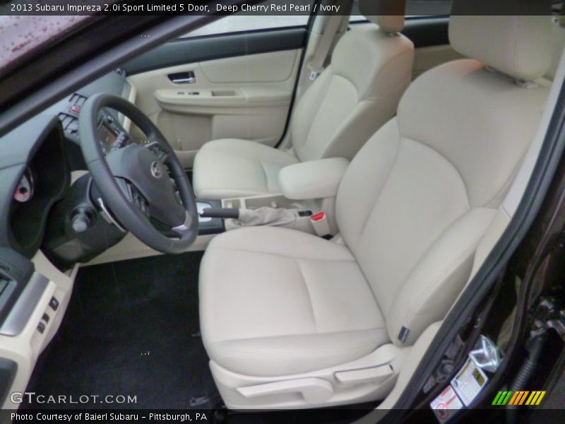 Deep Cherry Red Pearl / Ivory 2013 Subaru Impreza 2.0i Sport Limited 5 Door