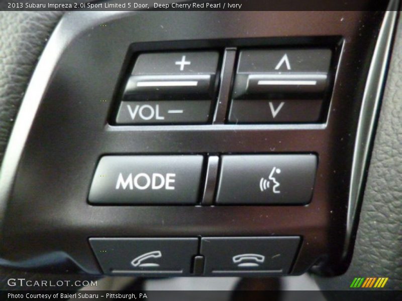 Deep Cherry Red Pearl / Ivory 2013 Subaru Impreza 2.0i Sport Limited 5 Door