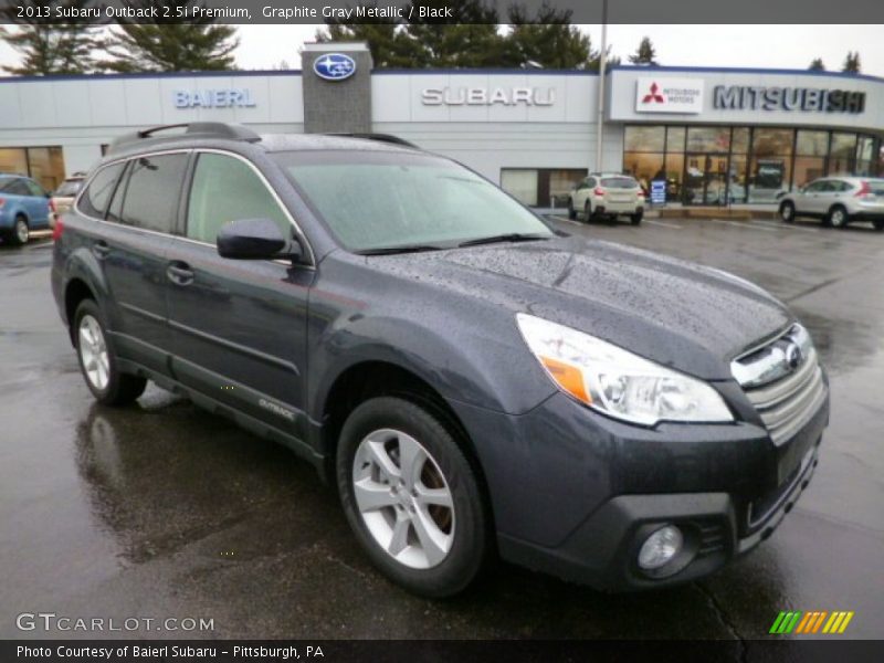 Graphite Gray Metallic / Black 2013 Subaru Outback 2.5i Premium