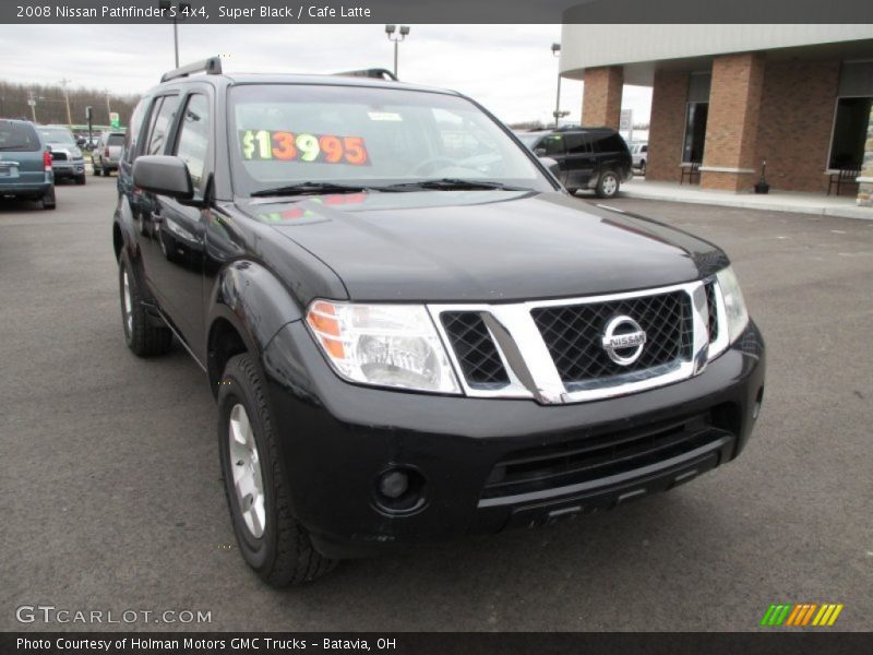 Super Black / Cafe Latte 2008 Nissan Pathfinder S 4x4