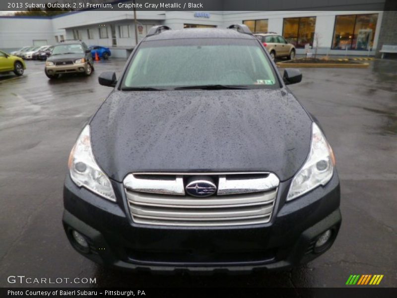 Graphite Gray Metallic / Black 2013 Subaru Outback 2.5i Premium
