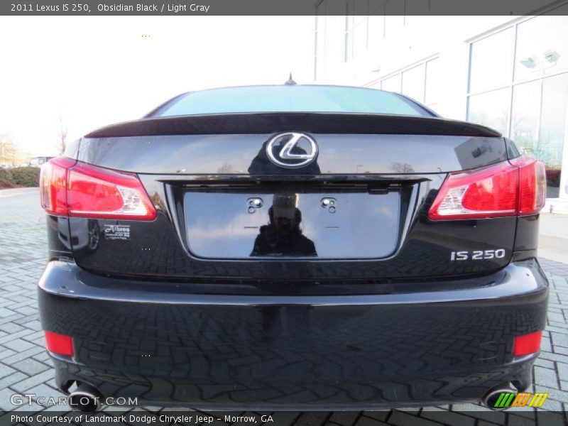 Obsidian Black / Light Gray 2011 Lexus IS 250