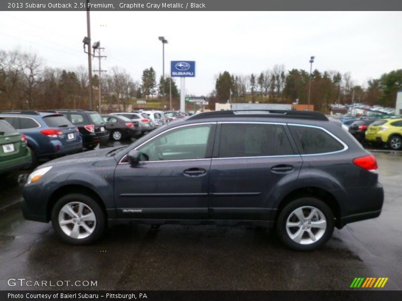 Graphite Gray Metallic / Black 2013 Subaru Outback 2.5i Premium