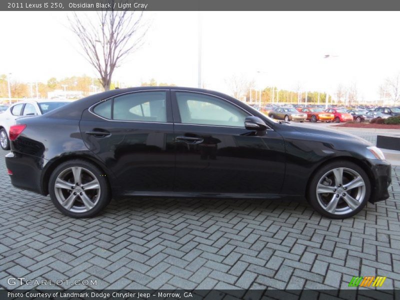 Obsidian Black / Light Gray 2011 Lexus IS 250