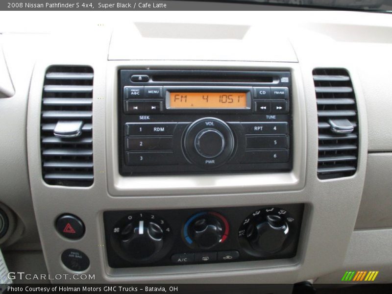 Super Black / Cafe Latte 2008 Nissan Pathfinder S 4x4
