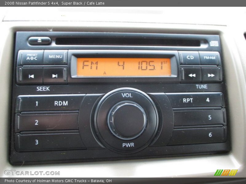 Super Black / Cafe Latte 2008 Nissan Pathfinder S 4x4