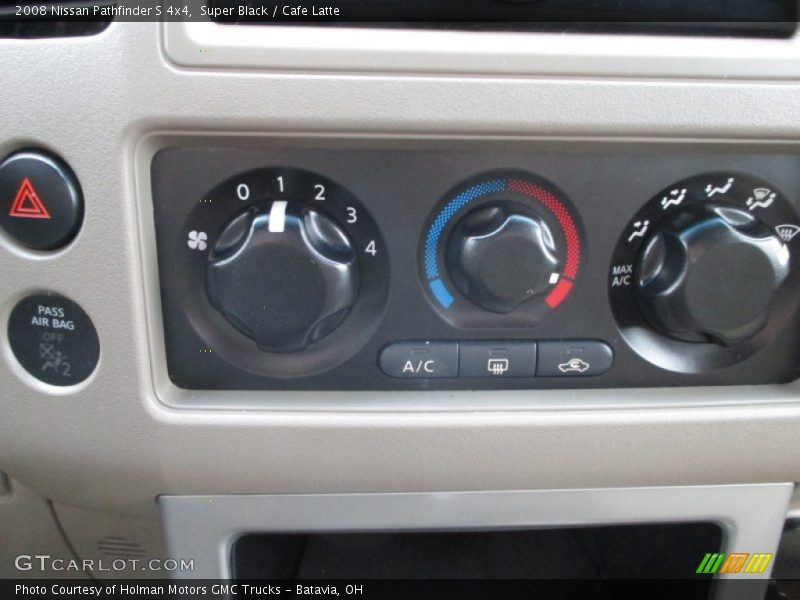 Super Black / Cafe Latte 2008 Nissan Pathfinder S 4x4