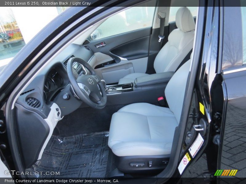 Obsidian Black / Light Gray 2011 Lexus IS 250