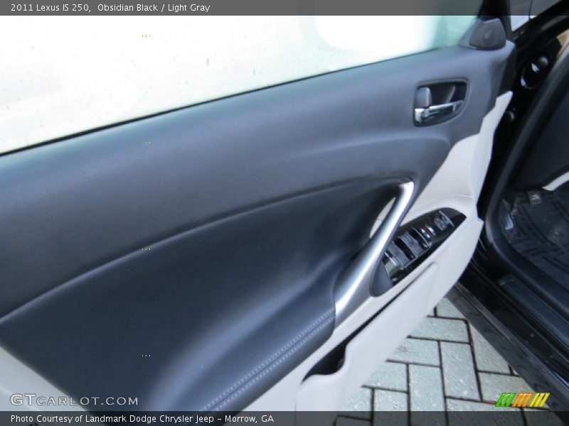 Obsidian Black / Light Gray 2011 Lexus IS 250