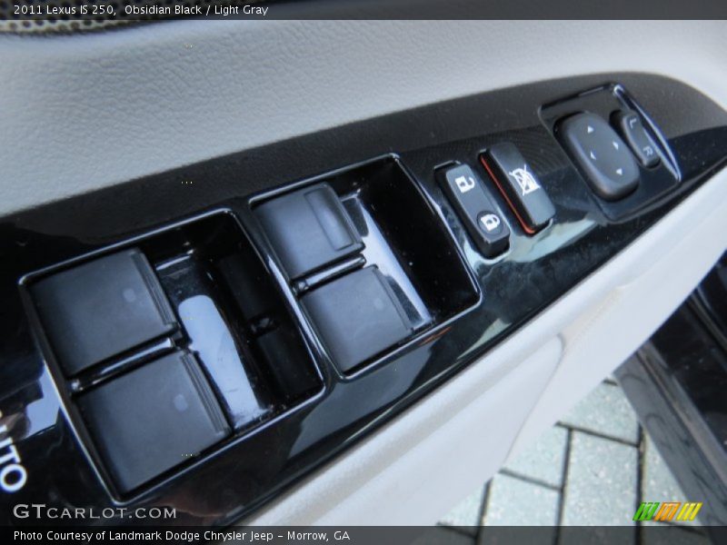 Obsidian Black / Light Gray 2011 Lexus IS 250