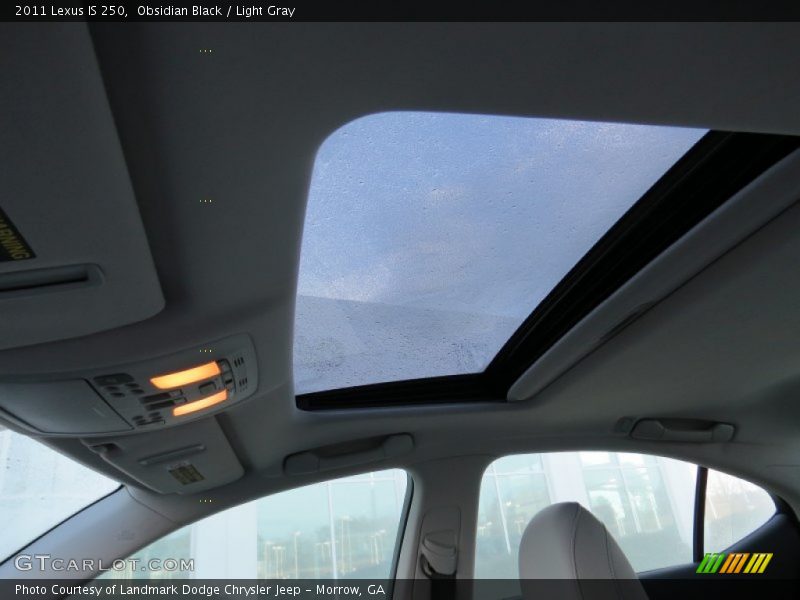 Obsidian Black / Light Gray 2011 Lexus IS 250