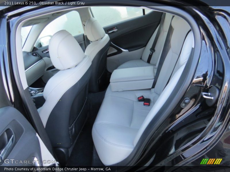 Obsidian Black / Light Gray 2011 Lexus IS 250