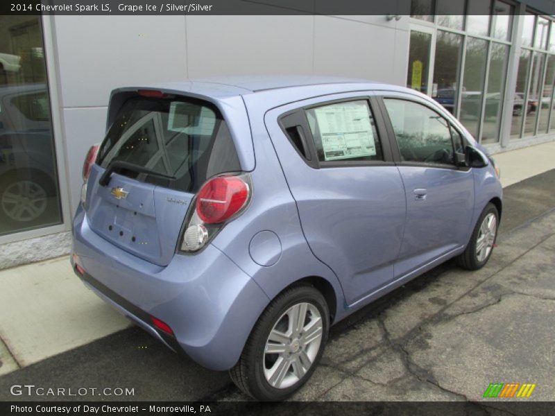 Grape Ice / Silver/Silver 2014 Chevrolet Spark LS